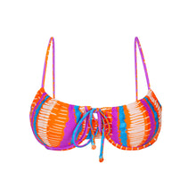 Laden Sie das Bild in den Galerie-Viewer, Product Front: Rio De Sol Oberteil Top Stripes Balconet-Tie