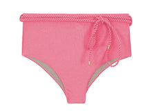 Laden Sie das Bild in den Galerie-Viewer, Product Front: Rio De Sol Unterteil Bottom Shimmer-Confetti Belted-High-Waist