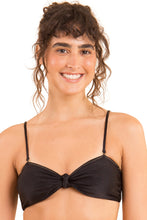 Laden Sie das Bild in den Galerie-Viewer, Gallery: Rio De Sol Oberteil Top Shimmer-Black Bandeau-Joy