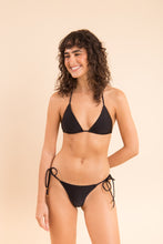 Laden Sie das Bild in den Galerie-Viewer, Model Front: Rio De Sol Set Set Shimmer-Black Tri-Inv Cheeky-Tie