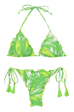 Laden Sie das Bild in den Galerie-Viewer, Product Front: Rio De Sol Set Set Green-Palms Frufru-Fio