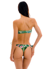 Laden Sie das Bild in den Galerie-Viewer, Model Back: Rio De Sol Set Set Amazonia Bandeau-Reto Fio-Tie