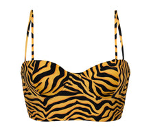 Laden Sie das Bild in den Galerie-Viewer, Product Front: Rio De Sol Oberteil Top Wild-Orange Balconet-Anna