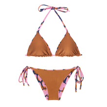 Laden Sie das Bild in den Galerie-Viewer, Product Back: Rio De Sol Set Set Amore-Pink Tri-Inv Lacinho