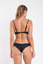 Laden Sie das Bild in den Galerie-Viewer, Model Back: Rio De Sol Oberteil Top Touch-Black Bandeau-Crispy