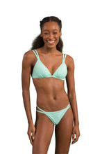 Laden Sie das Bild in den Galerie-Viewer, Model Front: Rio De Sol Set Set Malibu-Menta Tri-Duo Mini-Duo