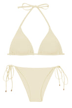 Laden Sie das Bild in den Galerie-Viewer, Product Front: Rio De Sol Set Set Off-White Tri-Inv Lacinho
