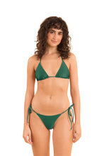 Laden Sie das Bild in den Galerie-Viewer, Model Front: Rio De Sol Unterteil Bottom Shimmer-Palace Cheeky-Tie