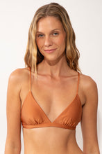 Laden Sie das Bild in den Galerie-Viewer, Gallery: Rio De Sol Oberteil Top Shimmer-Nocciola Tri-Fixo-Noa