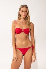 Laden Sie das Bild in den Galerie-Viewer, Model Front: Rio De Sol Unterteil Bottom Malibu-Malagueta Cheeky-Tie