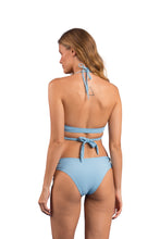 Laden Sie das Bild in den Galerie-Viewer, Model Back: Rio De Sol Oberteil Top Dots-Sky Kate