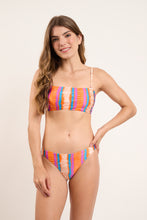 Laden Sie das Bild in den Galerie-Viewer, Model Front: Rio De Sol Oberteil Top Stripes Bandeau-Reto