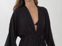 Laden und Abspielen von Videos im Galerie-Viewer, Video: Rio De Sol Kaftans/Cover-Ups Black Kimono