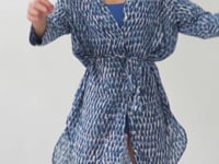 Laden und Abspielen von Videos im Galerie-Viewer, Video: Rio De Sol Hemdblusenkleid Chuva Chemise Gabriele