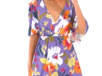 Laden und Abspielen von Videos im Galerie-Viewer, Video: Rio De Sol Mini Dress Garden-Flower Mini Dress