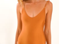 Laden und Abspielen von Videos im Galerie-Viewer, Video: Rio De Sol Badeanzug Shimmer-Nocciola Hype-Noa