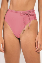 Laden Sie das Bild in den Galerie-Viewer, Gallery: Rio De Sol Unterteil Bottom Shimmer-Confetti Belted-High-Waist