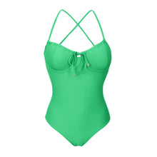 Laden Sie das Bild in den Galerie-Viewer, Product Front: Rio De Sol Badeanzug Dots-Tambourine Julia