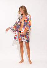 Laden Sie das Bild in den Galerie-Viewer, Image 05: Rio De Sol Kaftans/Cover-Ups Garden-Flower Kimono