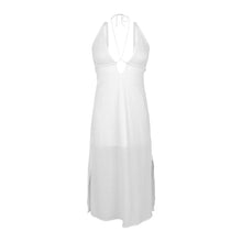Laden Sie das Bild in den Galerie-Viewer, Product Front: Rio De Sol Strandkleid Memphis-White Saida Yara