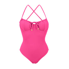 Laden Sie das Bild in den Galerie-Viewer, Product Front: Rio De Sol Badeanzug Mtx-Ultrapink Julia