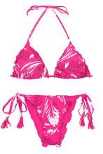 Laden Sie das Bild in den Galerie-Viewer, Product Front: Rio De Sol Set Set Pink-Palms Frufru