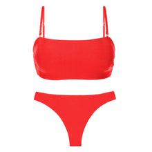 Laden Sie das Bild in den Galerie-Viewer, Product Front: Rio De Sol Set Set Rouge Bandeau-Reto Nice-Fio