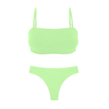Laden Sie das Bild in den Galerie-Viewer, Product Front: Rio De Sol Set Set Sand-Menta Bandeau-Reto Nice-Fio