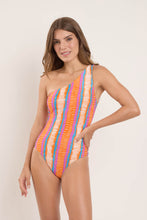 Laden Sie das Bild in den Galerie-Viewer, Image 05: Rio De Sol Badeanzug Stripes Sienna