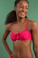 Laden Sie das Bild in den Galerie-Viewer, Image 10: Rio De Sol Oberteil Top Dots-Virtual-Pink Balconet-Tie