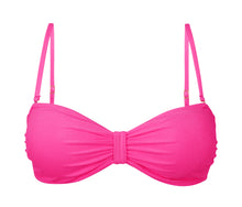 Laden Sie das Bild in den Galerie-Viewer, Product Front: Rio De Sol Oberteil Top Malibu-Rosa Bandeau-Duo