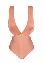 Laden Sie das Bild in den Galerie-Viewer, Product Front: Rio De Sol Badeanzug Trikini Ouro Rosa