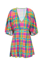 Laden Sie das Bild in den Galerie-Viewer, Product Front: Rio De Sol Mini Dress Tulip-Garden Mini Dress