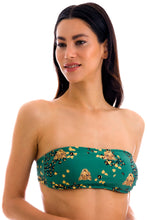 Laden Sie das Bild in den Galerie-Viewer, Gallery: Rio De Sol Oberteil Top Roar-Green Bandeau-Reto
