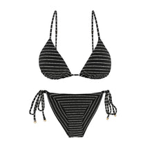 Laden Sie das Bild in den Galerie-Viewer, Product Front: Rio De Sol Set Set Linea-Black Lia Cheeky-Tie
