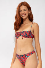 Laden Sie das Bild in den Galerie-Viewer, Image 07: Rio De Sol Oberteil Top Coral-Feline Balconet-Tie
