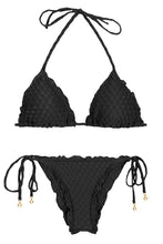 Laden Sie das Bild in den Galerie-Viewer, Product Front: Rio De Sol Set Kiwanda Preto Frufru
