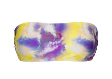 Laden Sie das Bild in den Galerie-Viewer, Product Front: Rio De Sol Oberteil Top Tiedye-Purple Bandeau-Reto
