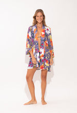Laden Sie das Bild in den Galerie-Viewer, Image 04: Rio De Sol Kaftans/Cover-Ups Garden-Flower Kimono
