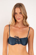 Laden Sie das Bild in den Galerie-Viewer, Gallery: Rio De Sol Oberteil Top Shimmer-Shark Balconet-Tie
