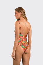 Laden Sie das Bild in den Galerie-Viewer, Model Back: Rio De Sol Badeanzug Tropics Hype
