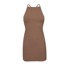 Laden Sie das Bild in den Galerie-Viewer, Product Front: Rio De Sol Mini Dress Sand-Cappuccino Talia Dress
