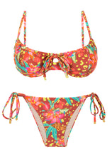 Laden Sie das Bild in den Galerie-Viewer, Product Front: Rio De Sol Set Set Tropics Balconet-Tie Lacinho
