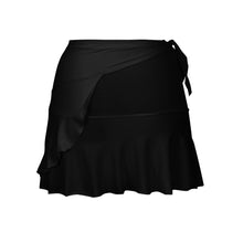 Laden Sie das Bild in den Galerie-Viewer, Product Back: Rio De Sol Strandrock Mini Skirt Nero

