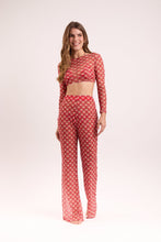 Laden Sie das Bild in den Galerie-Viewer, Model Front: Rio De Sol Strandhosen Floral-Scales Pants Lana
