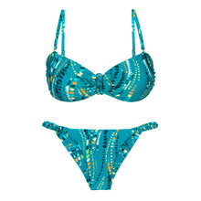 Laden Sie das Bild in den Galerie-Viewer, Product Front: Rio De Sol Set Set Rain Bandeau-Crispy Cheeky-Crispy

