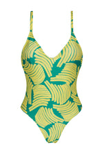 Laden Sie das Bild in den Galerie-Viewer, Product Front: Rio De Sol Badeanzug Banana Yellow Hype
