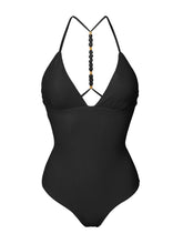 Laden Sie das Bild in den Galerie-Viewer, Product Front: Rio De Sol Badeanzug Malibu-Black Alani-Op
