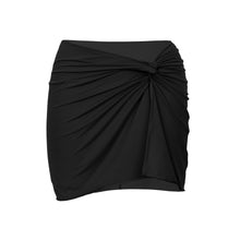 Laden Sie das Bild in den Galerie-Viewer, Product Front: Rio De Sol Strandrock Nero Skirt-Knot
