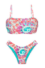 Laden Sie das Bild in den Galerie-Viewer, Product Front: Rio De Sol Set Set Splash Bandeau-Reto Highleg

